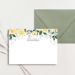 30 Stück benutzerdefinierte Grußkarten, personalisierte Grußkarten, Monogramm-Briefpapier, Monogramm-Briefkarten, benutzerdefinierte Dankeskarte, personalisiertes Briefpapier