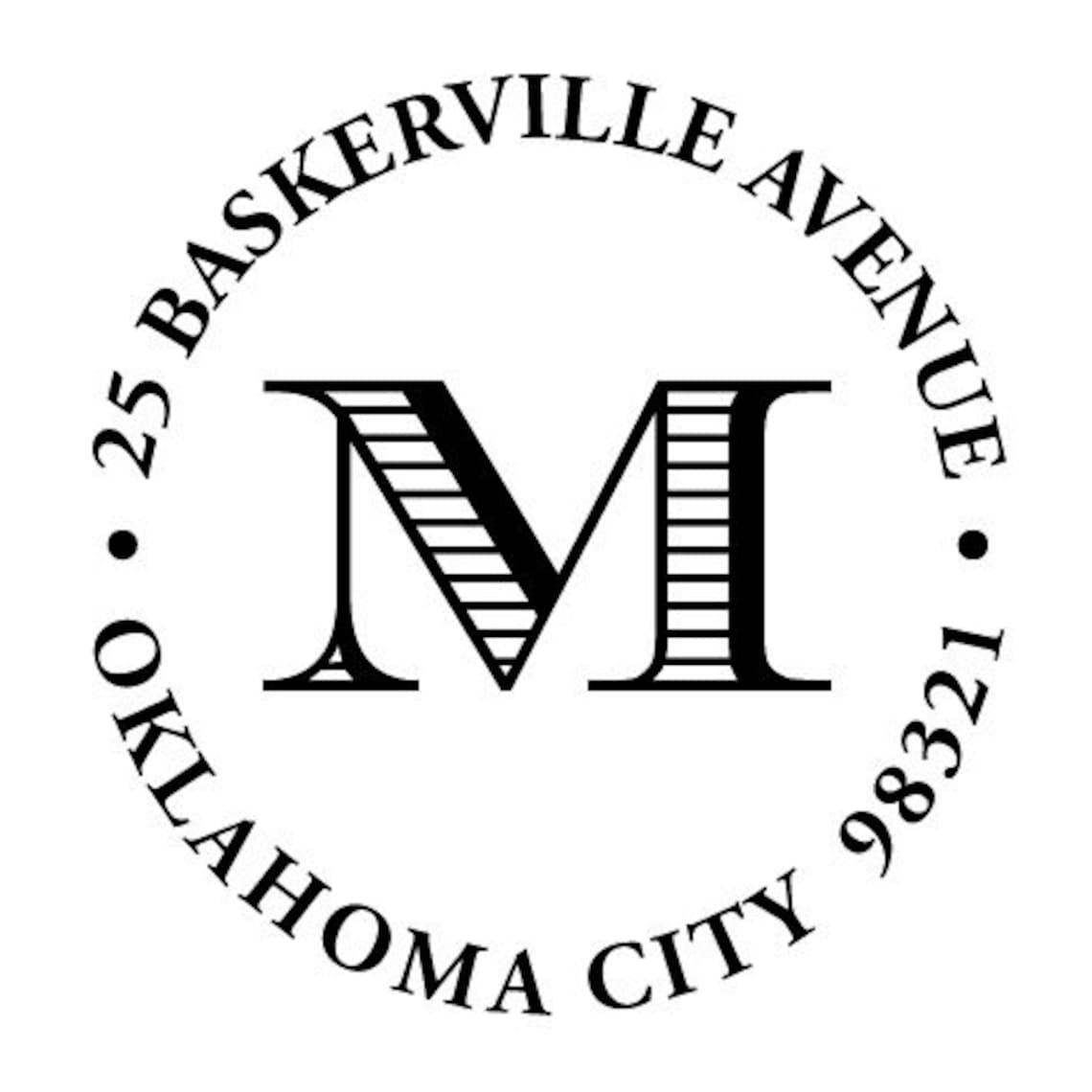 Embosser Initial Embosser Custom Address Embosser Etsy