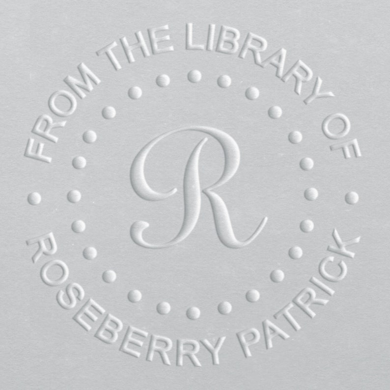 Embosser Book Embosser Library Embosser Custom Embosser Etsy