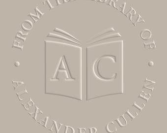 Grabador, Grabador de libros, Grabador de biblioteca, Grabador personalizado, Libros, Biblioteca personal, Regalo personalizado, Lector, Grabado, Grabado en relieve, Ex Libris