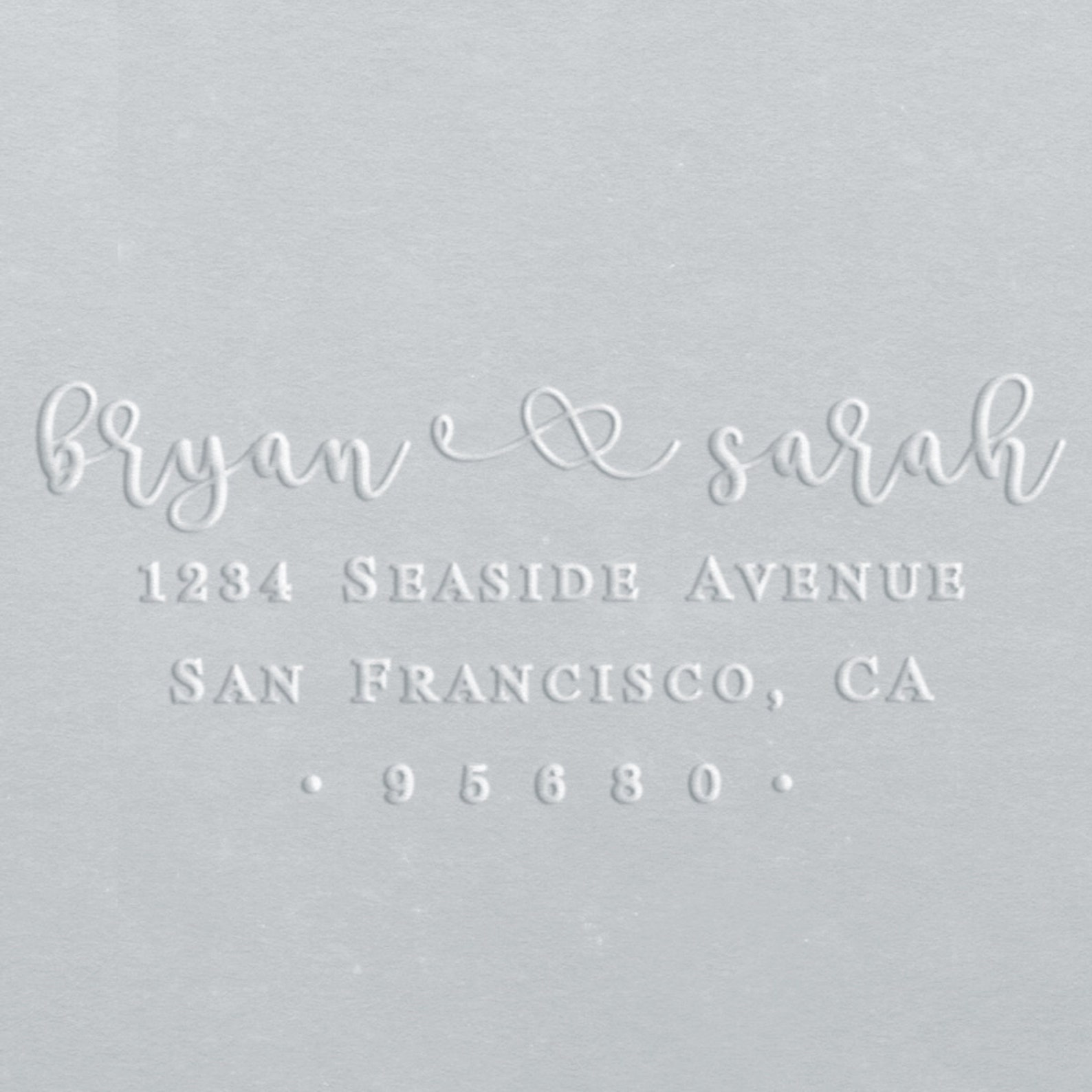 Embosser Return Address Embosser Custom Embosser Wedding Etsy