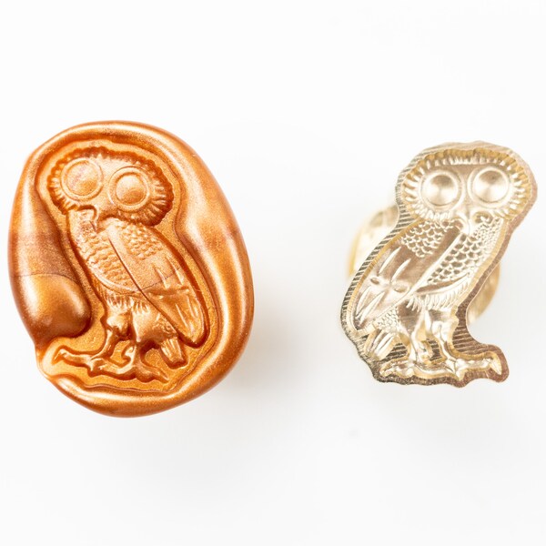 Owl Wax Seal Stamp, 3D Wax Seal, Hedwig Wax Seal, Bird Wax Seal, Letter Wax Stamp,  Die Cut Wax Stamp, Owl Wax Stamp