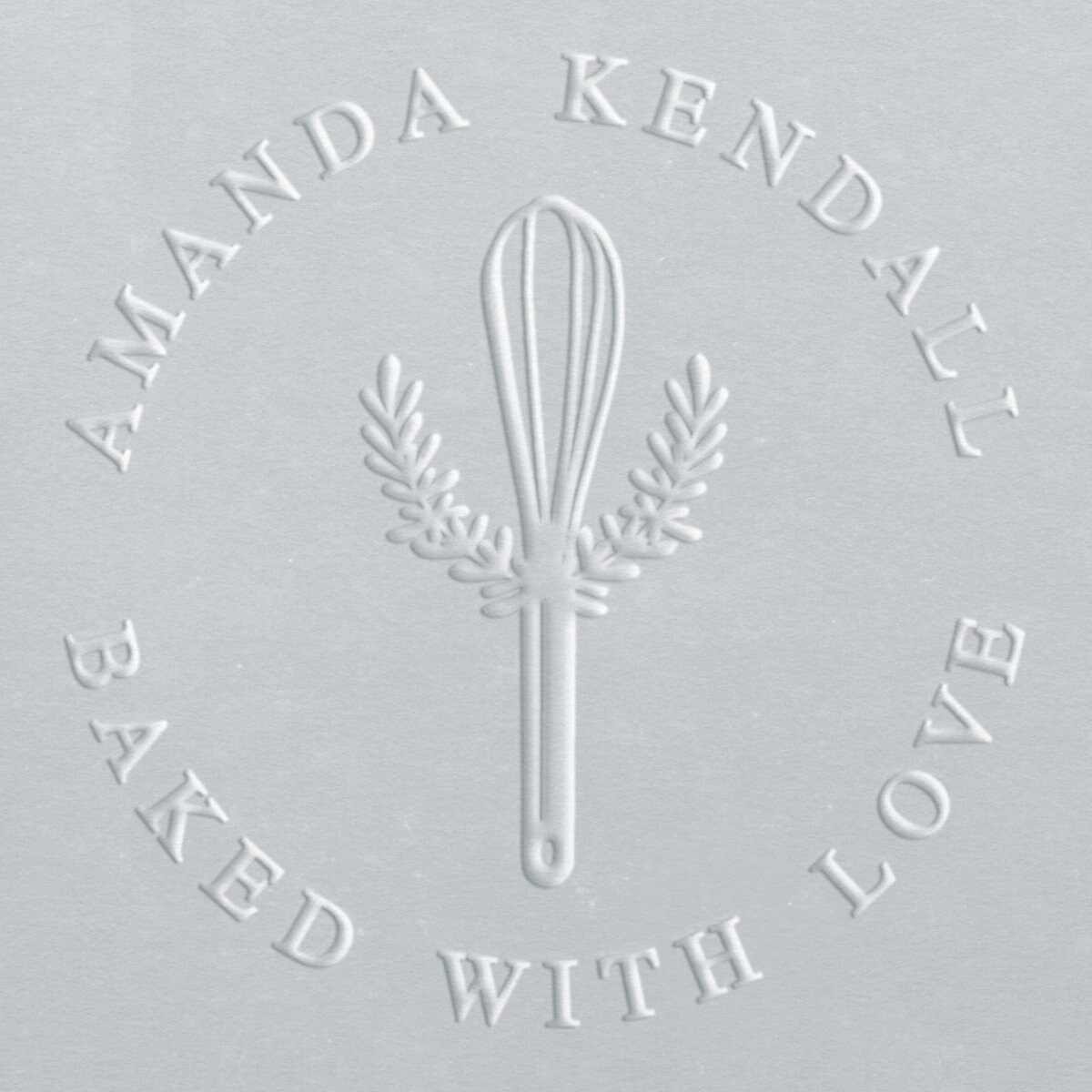 Custom Embosser Logo Embosser Baking Logo Embosser Logo Etsy