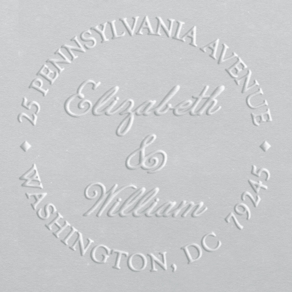 Wedding Embosser Couple Embosser Address Embosser Custom Etsy