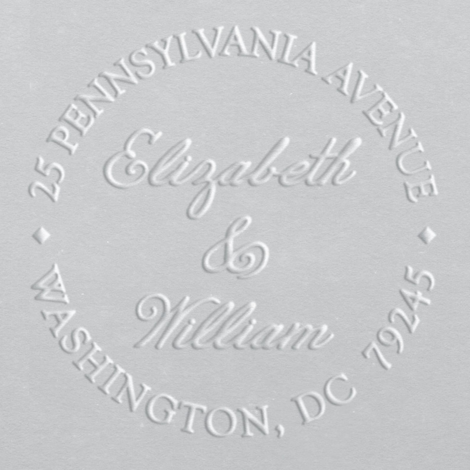 Wedding Embosser Couple Embosser Address Embosser Custom Etsy