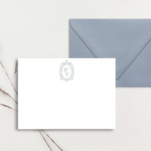 30 Stück benutzerdefinierte Grußkarten, personalisierte Grußkarten, Monogramm-Briefpapier, Monogramm-Briefkarten, benutzerdefinierte Dankeskarte, personalisiertes Briefpapier