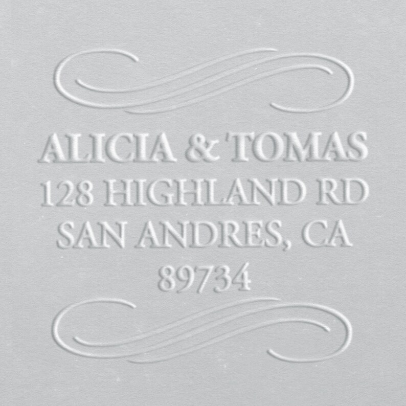 Embosser Address Embosser Personal Embosser Housewarming Etsy