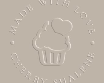 Individuelle Prägezange, Logo Prägestempel, Business Prägestempel, Logo Stempel, Business Prägestempel, personalisierte Prägezange, Verpackungspräger, Made with Love