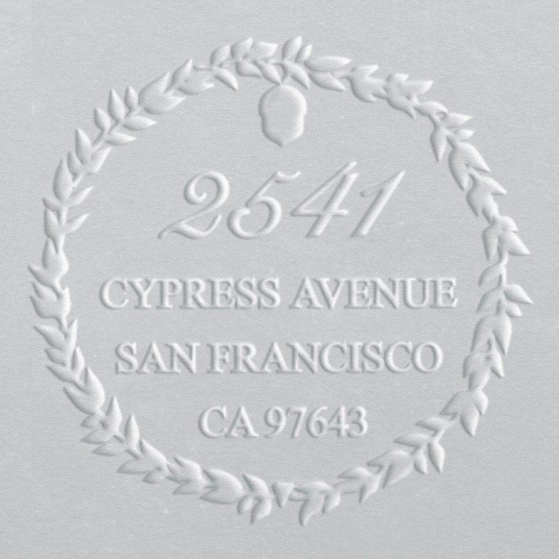 Wreath Embosser Custom Embosser Autumn Embosser Etsy