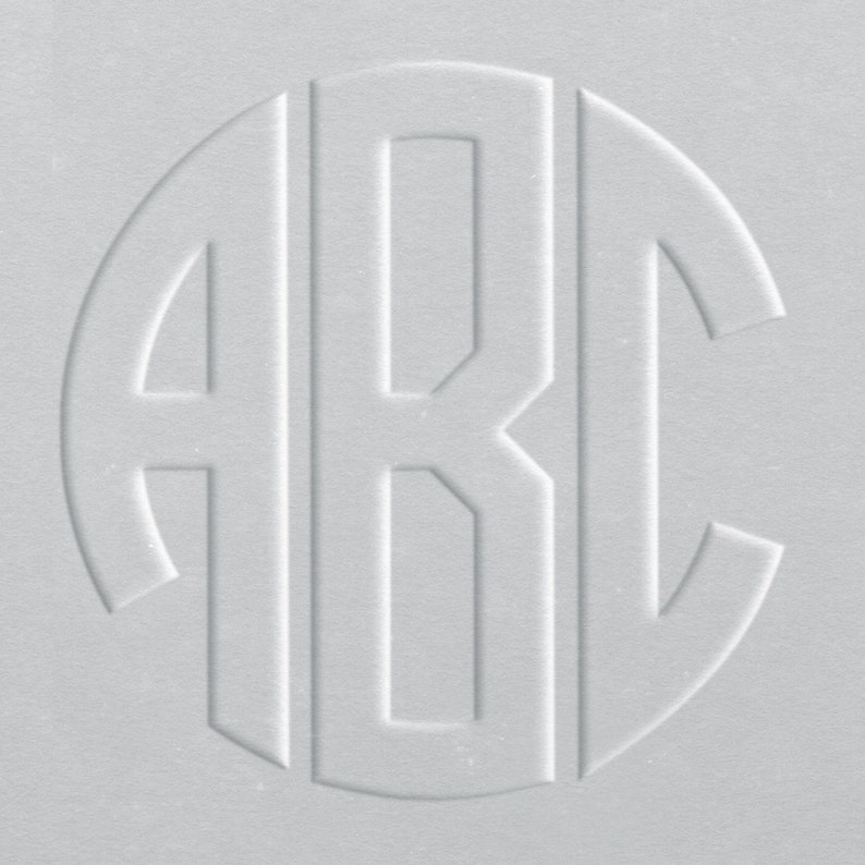 Embosser Custom Embossing Seal Monogram Embosser Etsy