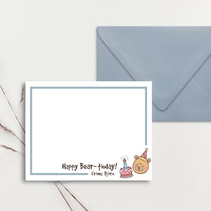 30 Stück benutzerdefinierte Geburtstagskarten, personalisierte Grußkarten, Monogramm-Briefpapier, Monogramm-Grußkarten, benutzerdefinierte Dankeskarte, benutzerdefiniertes Briefpapier