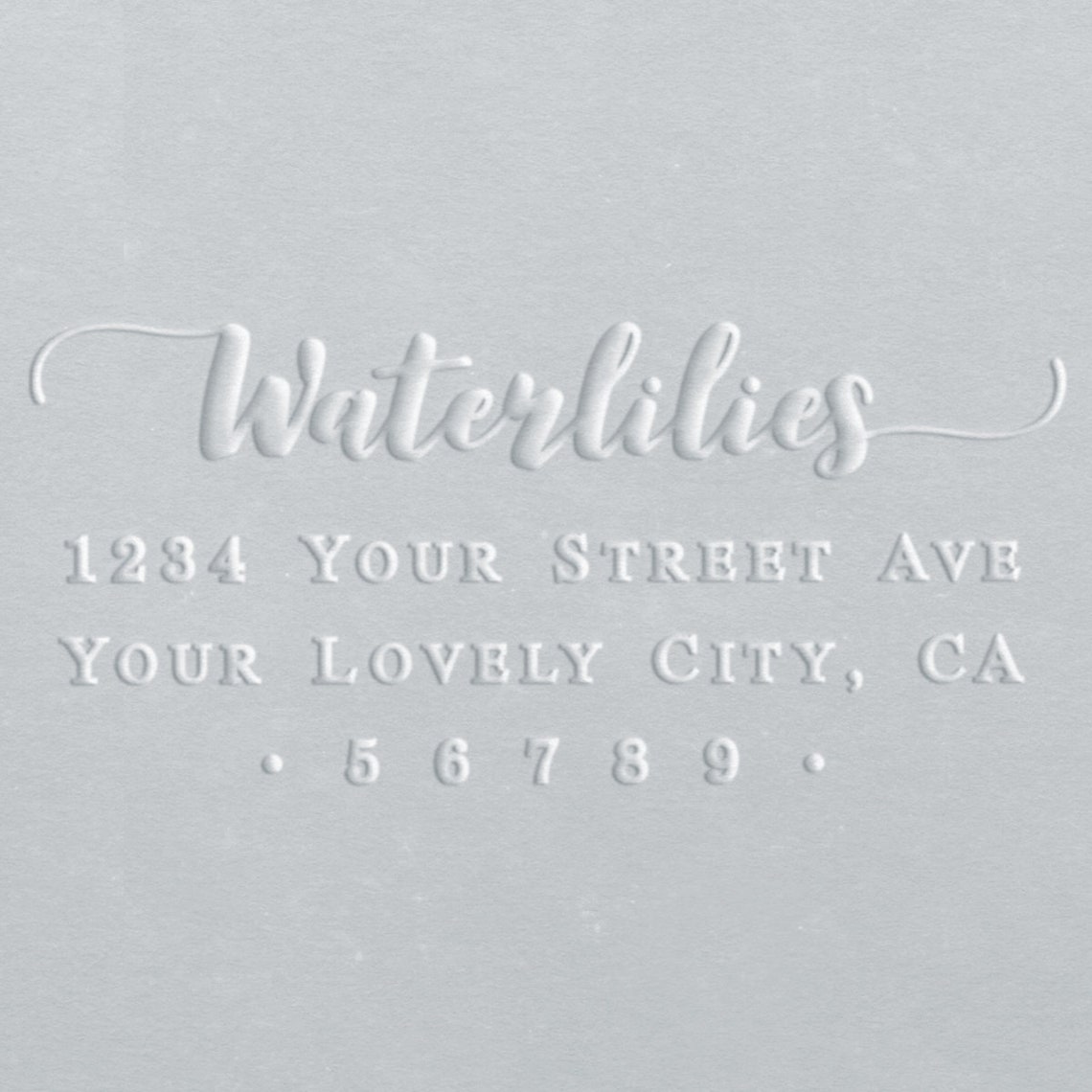 Embosser Return Address Embosser Custom Embosser Etsy