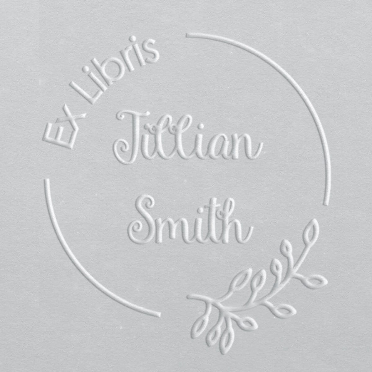 Ex Libris Embosser Book Embosser Library Embosser Custom Etsy