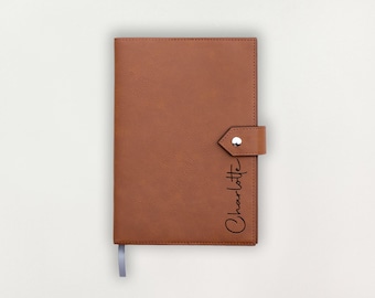 Anpassad läderjournal, Personlig journal, Graverad läderjournal, Personlig anteckningsbok, Anteckningsbok med anpassad logotyp, Anpassad anteckningsbok