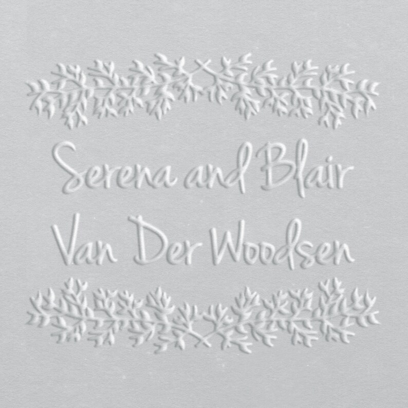 Embosser Custom Embossing Seal Name Embosser Personalized Etsy