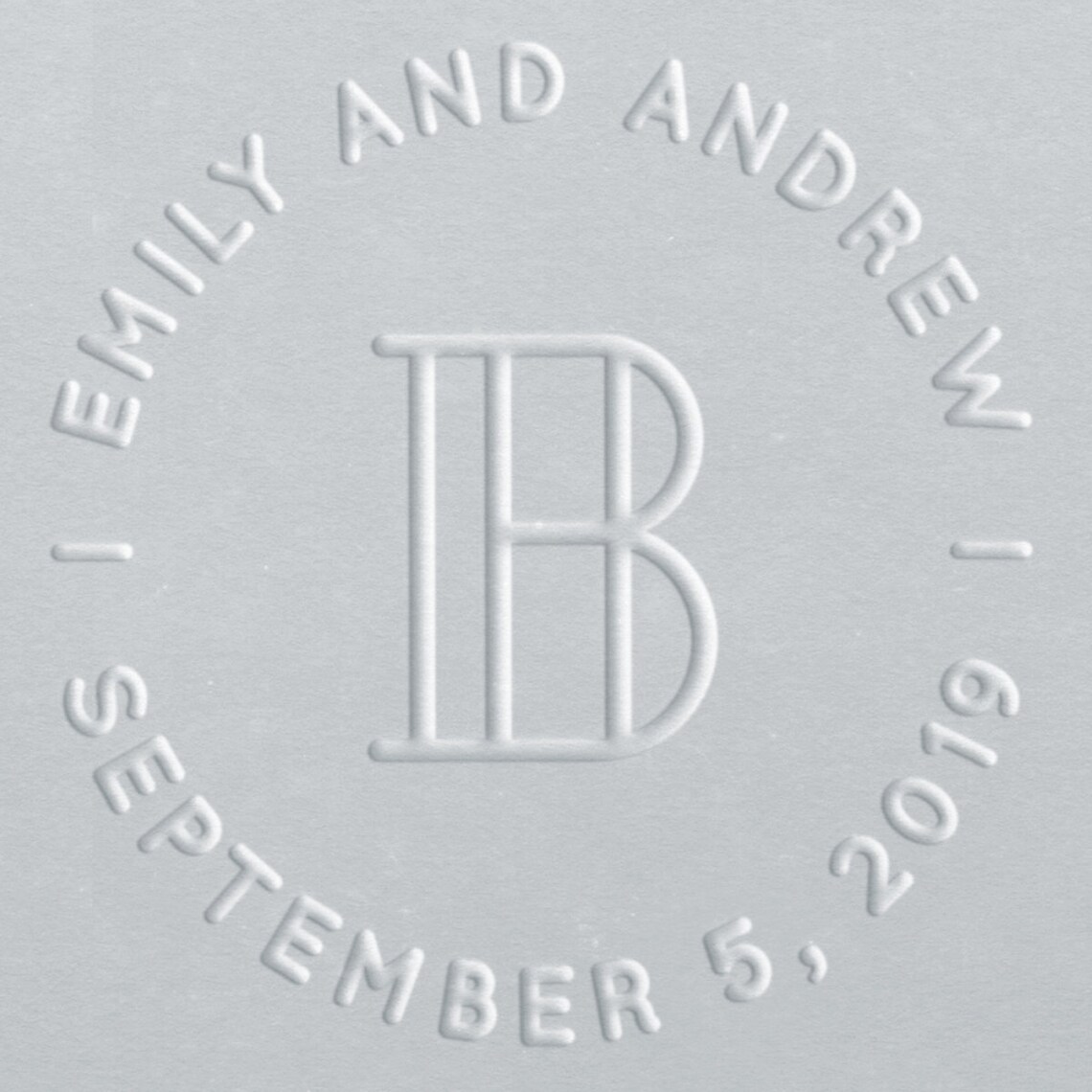 Wedding Embosser Save the Date Embosser Custom Embosser Etsy