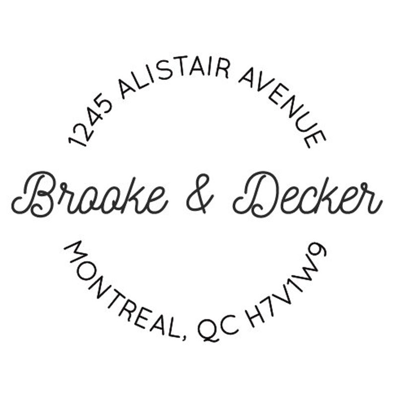 Address Embosser Custom Embosser Return Address Stamp Etsy