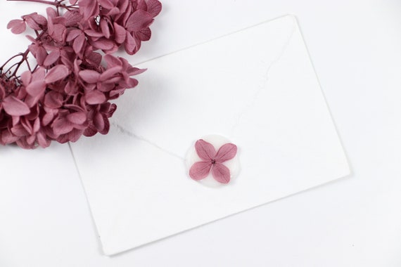 Pressed Floral Envelope Seals, Pack of 10
