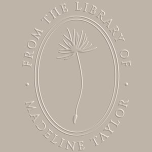 Book Embosser, Library Embosser, Custom Embosser, Personal Library, Personalized Gift, From the Library of Embosser Stamp, Ex Libris Stamp