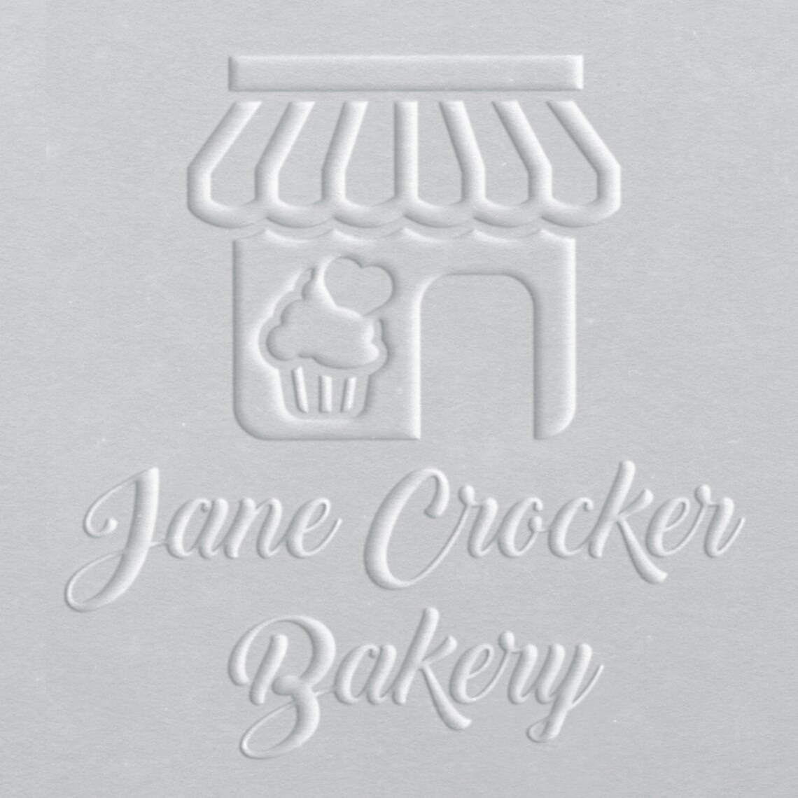 Logo Embosser Custom Embosser Emboss Logo Stamp Custom Etsy