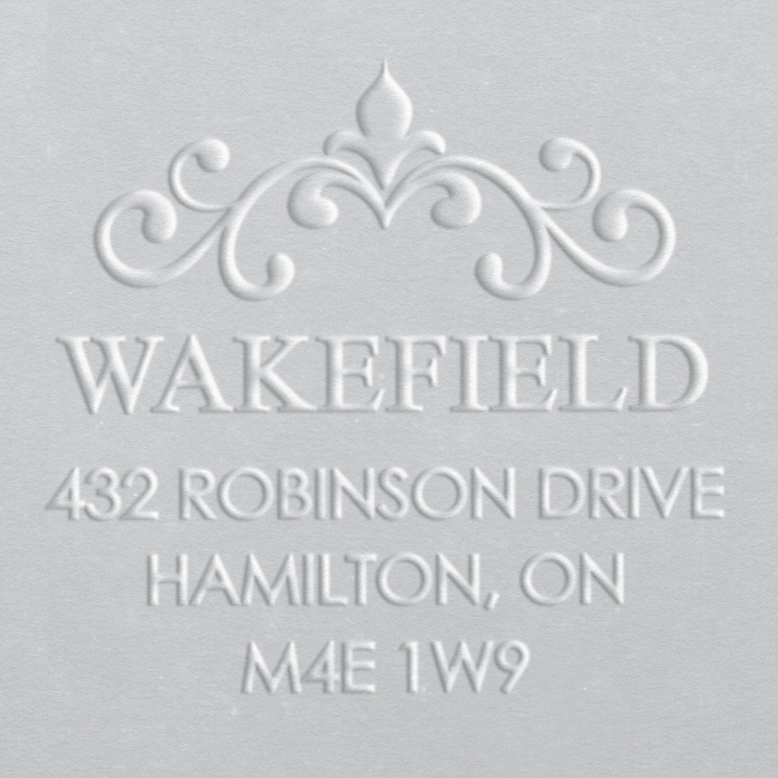 Embosser Return Address Custom Embossing Seal Personalized Etsy