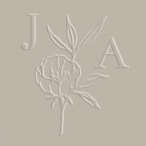 Custom Embosser, Wedding Embosser, Couple Embosser, Wedding Monogram, Wedding Stamp, Gift for Newlyweds, Personalized Gift, Wedding Crest