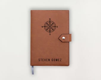 Custom Leather Journal, Personalized Journal, Engraved Leather Journal, Personalized Notebook, Custom Logo Notebook, Custom Notebook