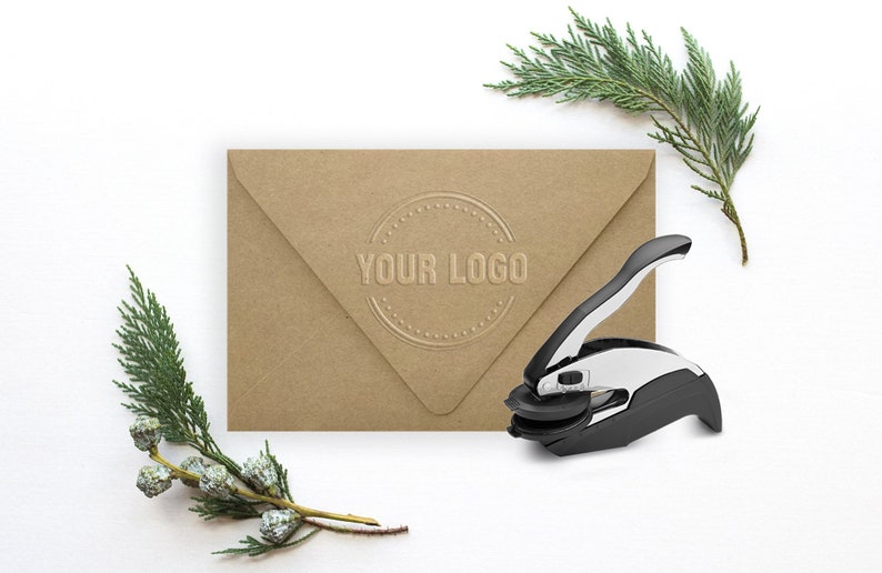 Logo Embosser Custom Embosser  Personalized Embosser image 0