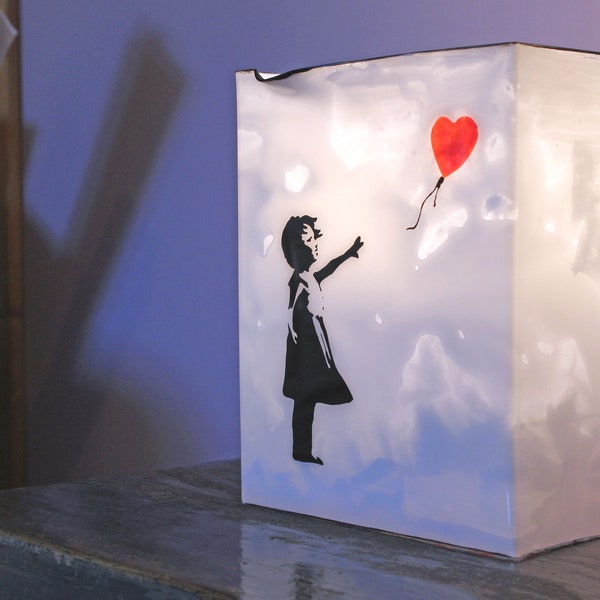 Cadeau de Noël de lampe Banksy