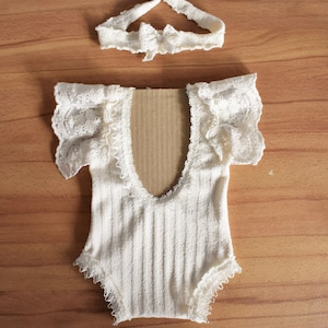 Newborn Photo Prop, Newborn Romper Prop, Newborn Girl Outfit, Photo Outfit, Newborn Prop Photography, newborn girl prop, newborn lace romper