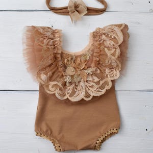 Newborn outfit Photo Prop, Newborn Romper Prop, Baby Girl Outfit, Photo Outfit, Newborn Prop, Newborn Photography, newborn lace romper