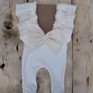 Newborn Girl Lace Romper, Newborn Romper, Newborn Girl Outfit, Newborn Photo Prop, Photography Prop, Newborn Prop, Newborn Lace Romper