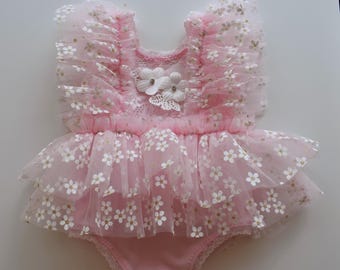 Nyföddoutfit, Nyföddsparkdräkt, Nyföddfotografering, Nyföddoutfit, Nyföddsparkdräkt i spets, Outfit för fotografering av nyfödd flicka