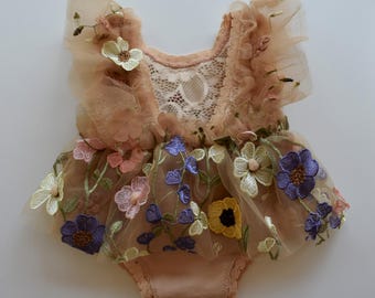 Newborn Girl Outfit, Newborn Girl Lace Romper, Newborn Outfit, Newborn Photo Prop, Photography Prop, Newborn Prop, Newborn Lace Romper