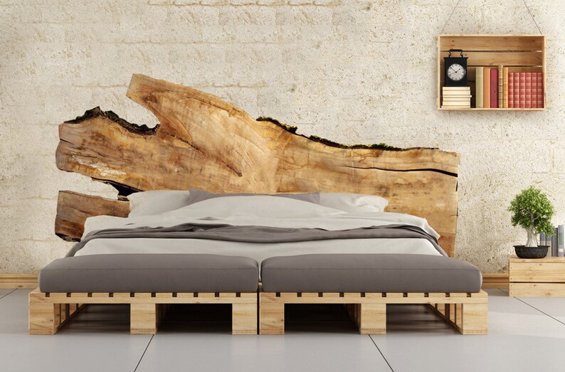 Custom Live Edge Wood Headboards Beautiful Large Wood Slabs Etsy