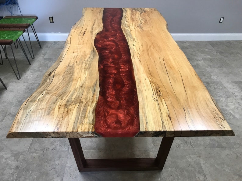 Resin River Tables Stunning Live Edge River Tables for Your Etsy
