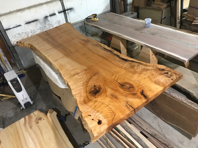 Live Edge Wood Slabs Custom Made Into Natural Edge Wood Etsy