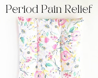 Endometriosis Pain Relief, Pretty Heating Pad for Period Pain, Hot Microwave Pack for Chronic Pain, Aromatherapy Pack, Period Pain Relief