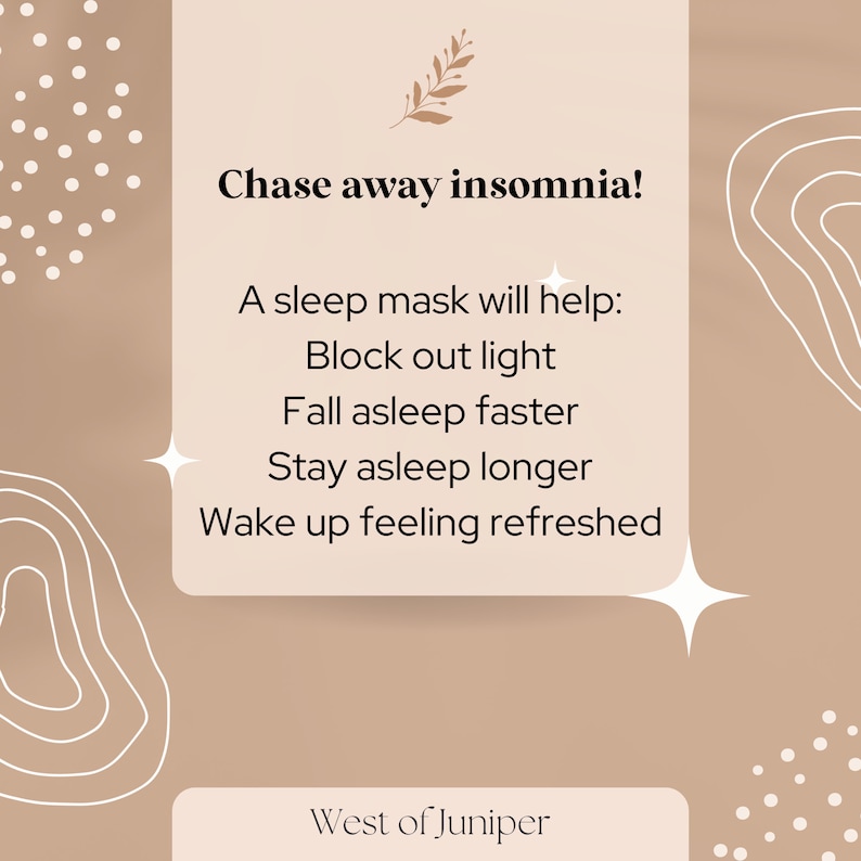 Sherpa Sleep Mask for Better Sleep Strawberry Gifts for Her Cute Sleep Mask Pretty Sleep Mask Boho Sleep Mask image 2