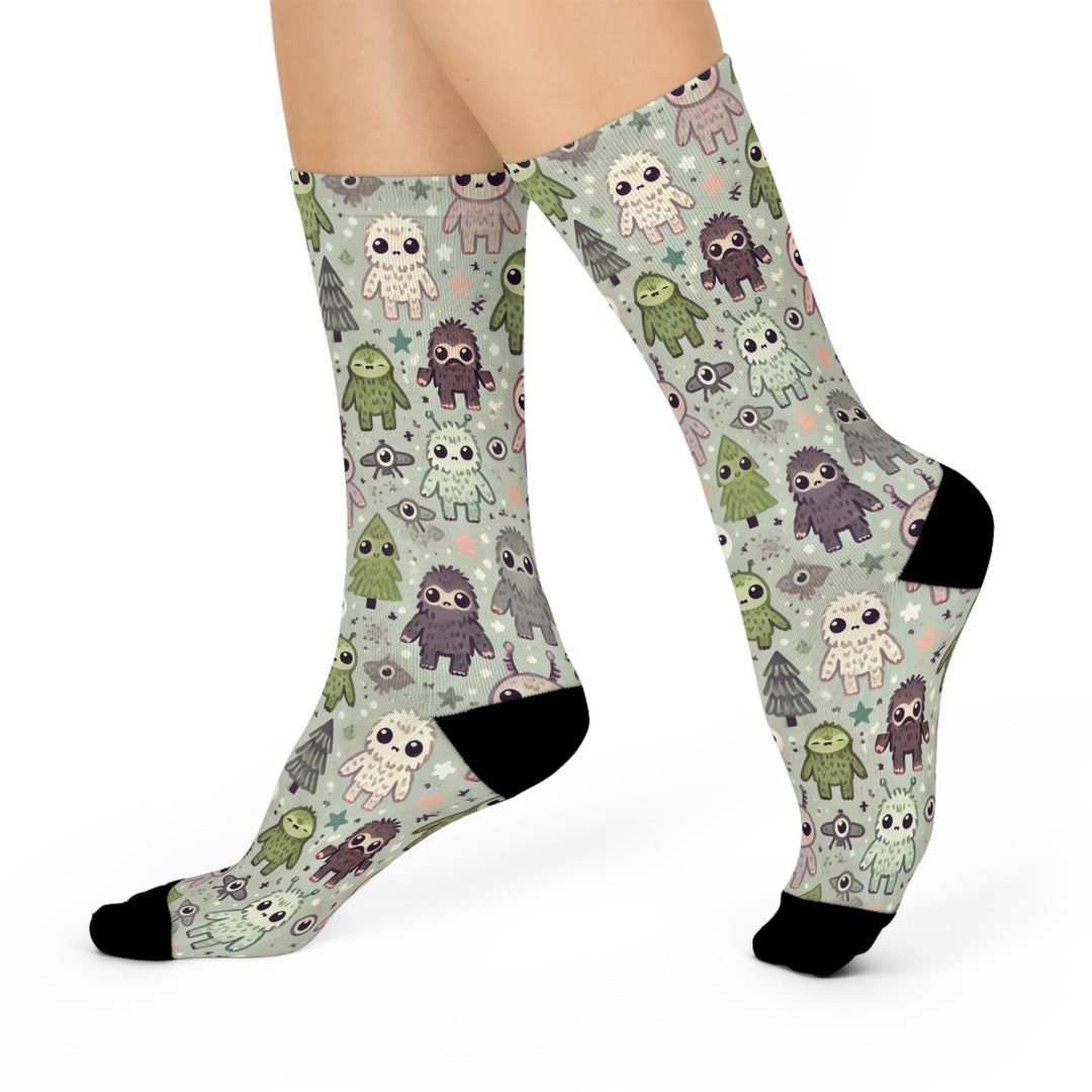 3D Tier Stricksocken - Handgehäkelte Kuschelsocken Produktbild-Vorschau 2