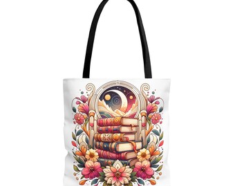 Bookish Tote Bag, Bookworm Gift, Romantasy Book Lover Gift, Fantasy Book Lover, Book Themed Gift, Librarian Gift, Eco Friendly Bag