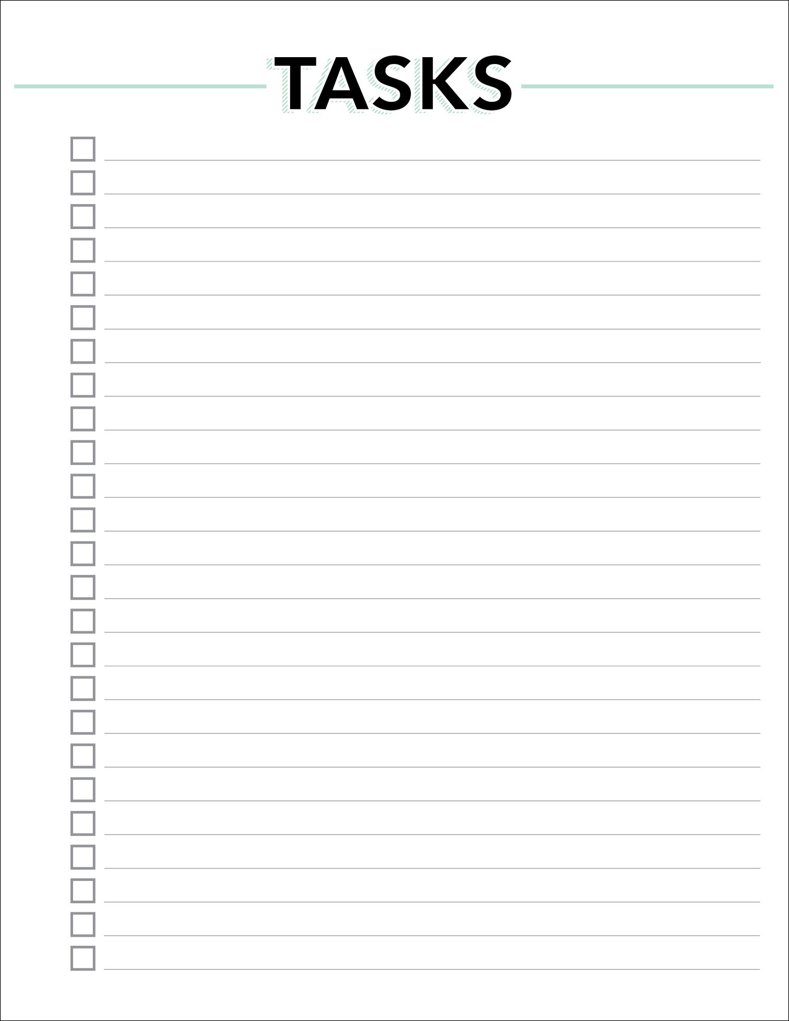 Printable to Do List, Task List, Daily Planner, Editable Task List ...