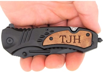 Personalized Engraved Pocket Knife, Father's Day Gifts, Gifts For Him, Hunting Accessories, Anniversary Gift For Him, Gift For Boyfriend