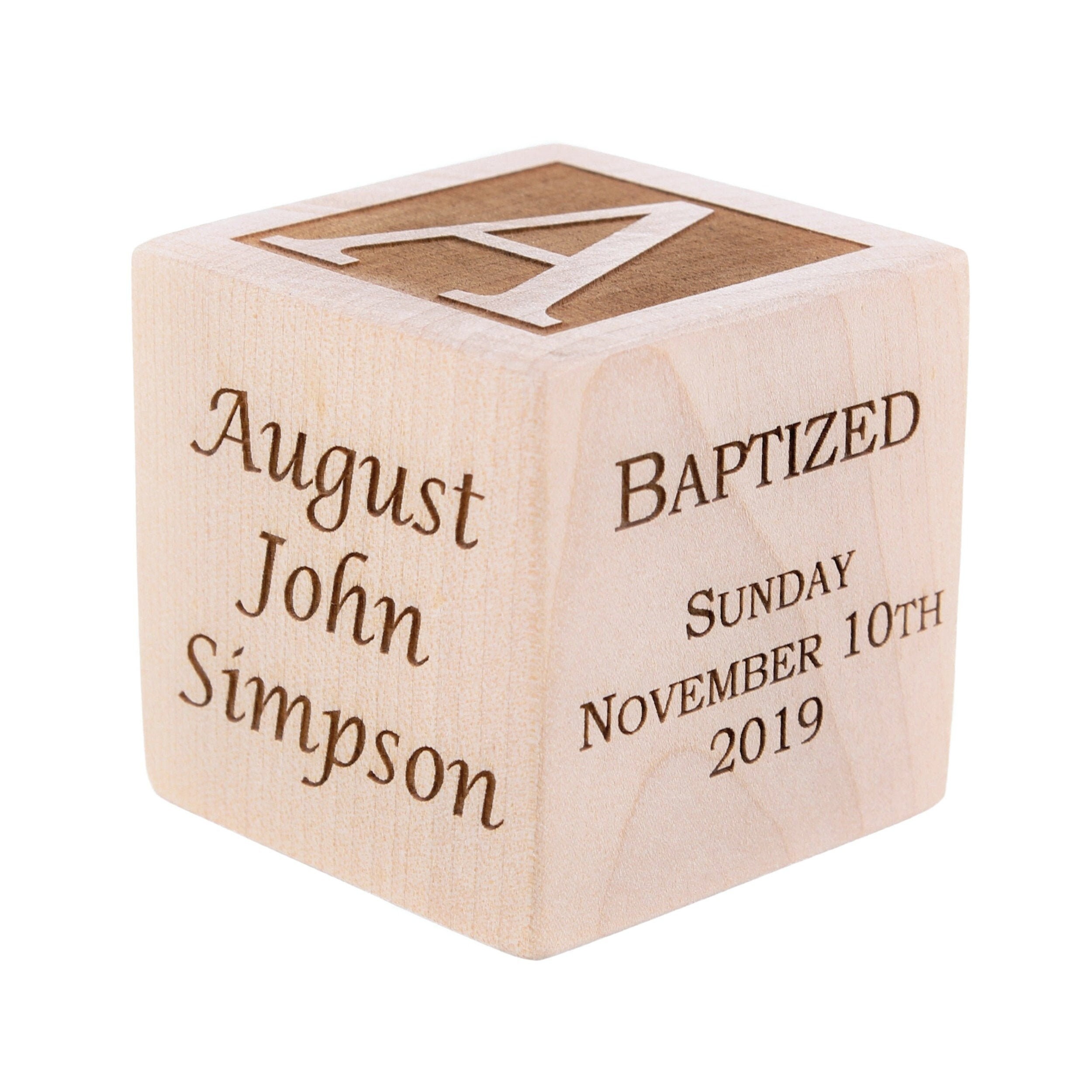 Personalized Baby Block - Craft-E-Family