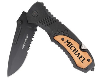 Laser Engraved Pocket Knife, Father's Day Gifts For Husband, Valentines Day, Anniversary Gifts For Him, Gifts For Boyfriend, Gifts For Him