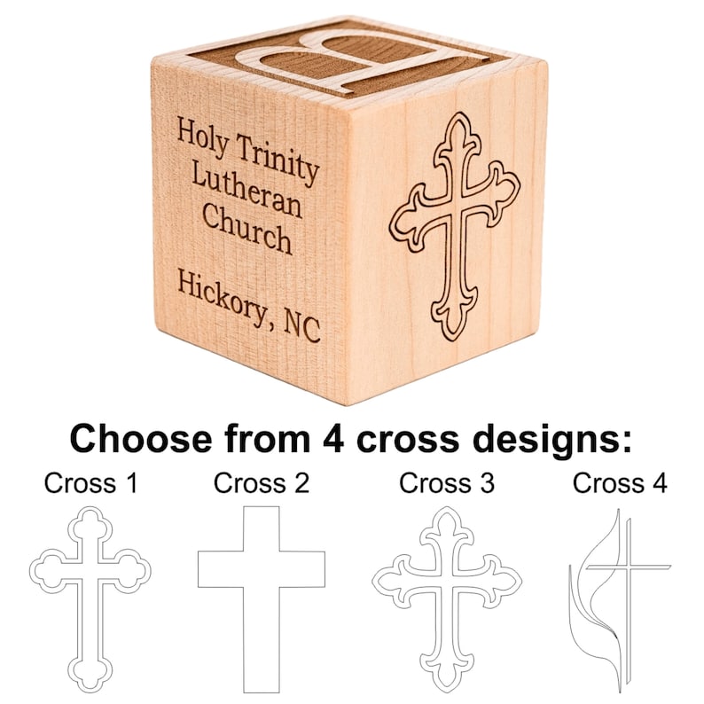 Personalized Baby Baptism, Dedication, or Christening Wooden Block ...