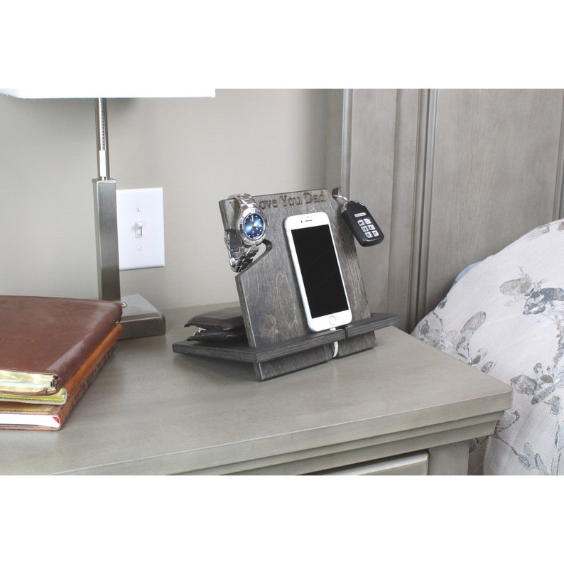 Unique Gifts For Him Unique Valentines Gifts Gift For Him iPhone Docking Station Wood Docking Station Anniversary Gifts For Men