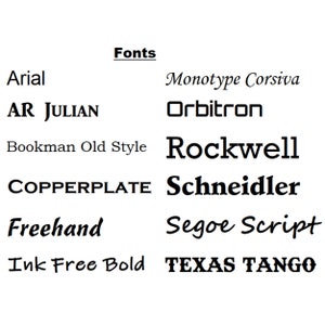 a bunch of different type of font on a white background