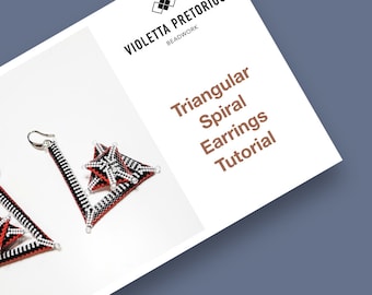 Triangular Spiral Earrings Tutorial