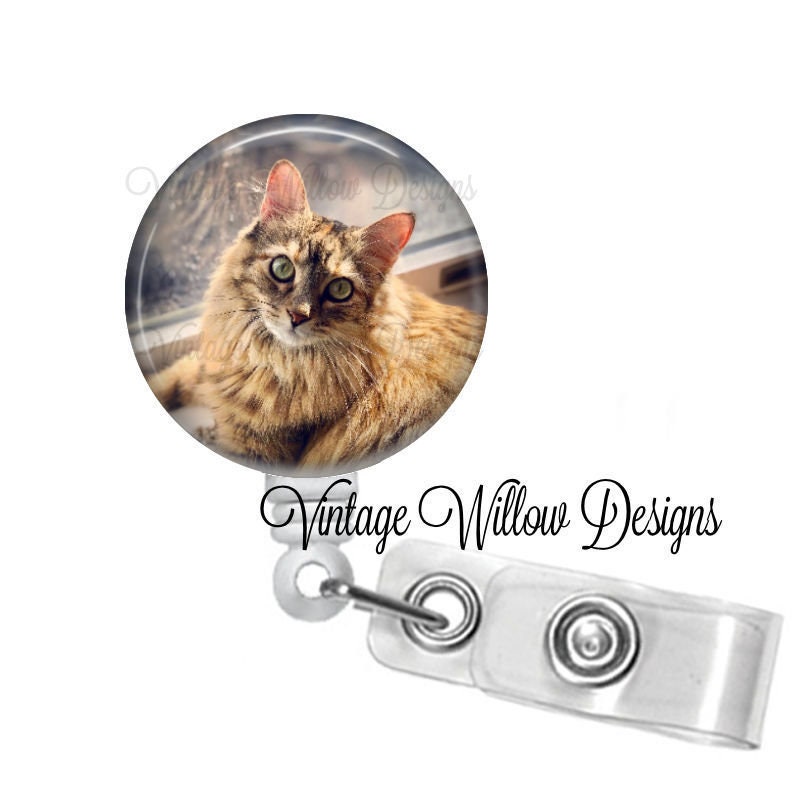 Your Pet's Photo on a Retractable ID Badge Reel